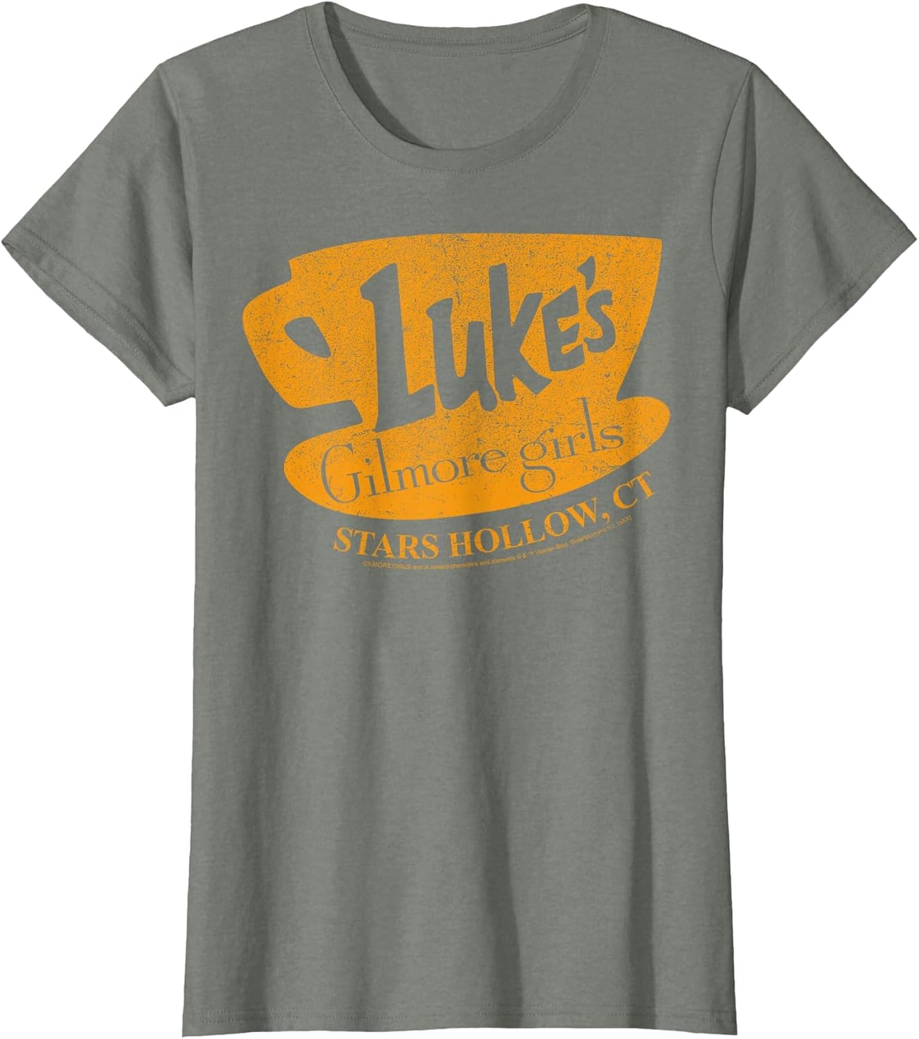 Gilmore Girls Luke's Diner Stars Hollow Distressed Sign