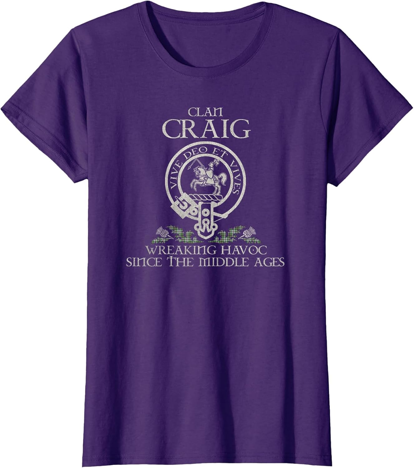 Clan Craig Crest, Surname, Scottish Heritage Vintage