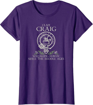 Clan Craig Crest, Surname, Scottish Heritage Vintage