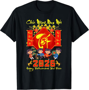 Chuc Mung NAM Moi Vietnamese New Year 2026 TET Binh NGO Kids