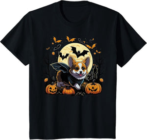 Pumpkin Welsh Corgi Costume on Welsh Corgi Halloween