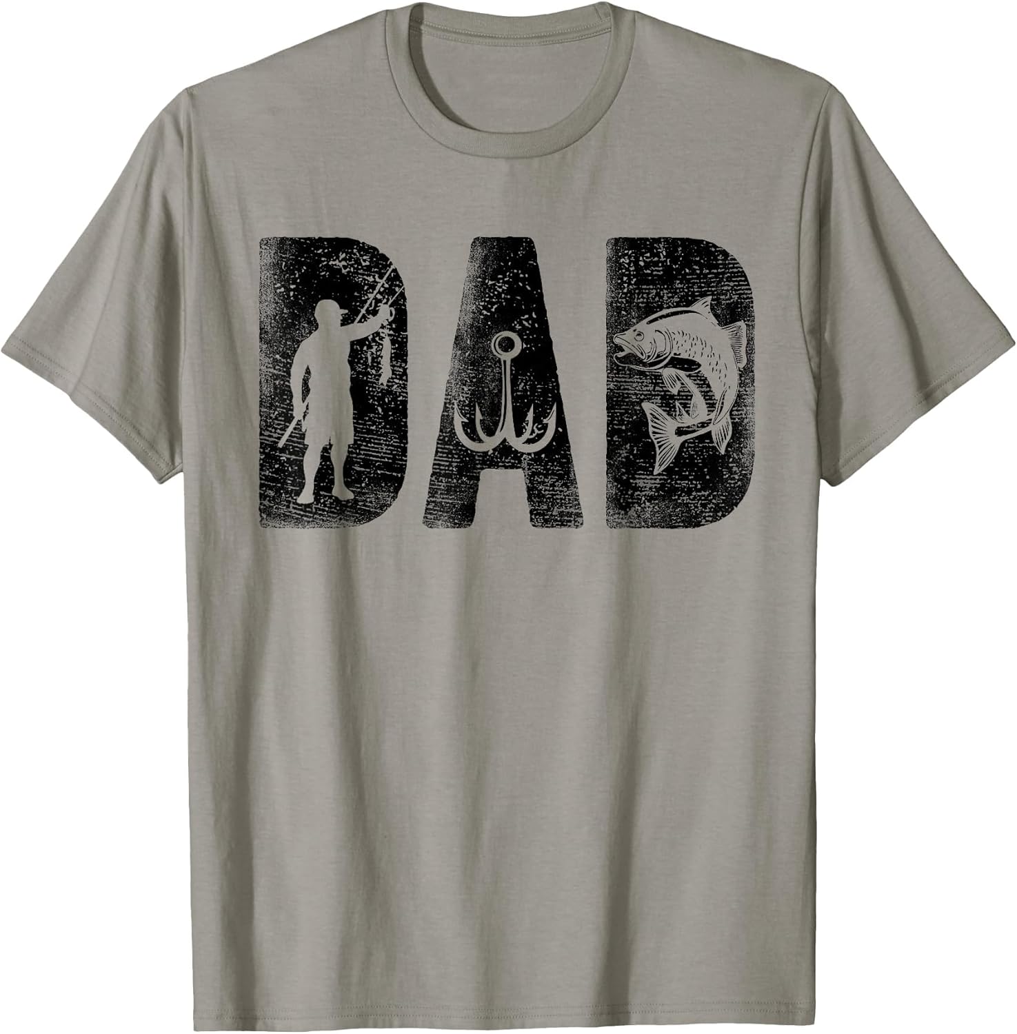 Fishing Dad Birthday Classic Bold Font Fish Daddy