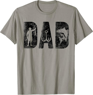 Fishing Dad Birthday Classic Bold Font Fish Daddy