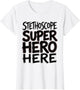 Stethoscope Superhero Healthcare Hero Design