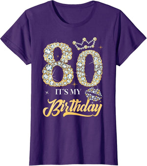 It's My 80th Birthday Diamond Shoes 80 Years Old Women