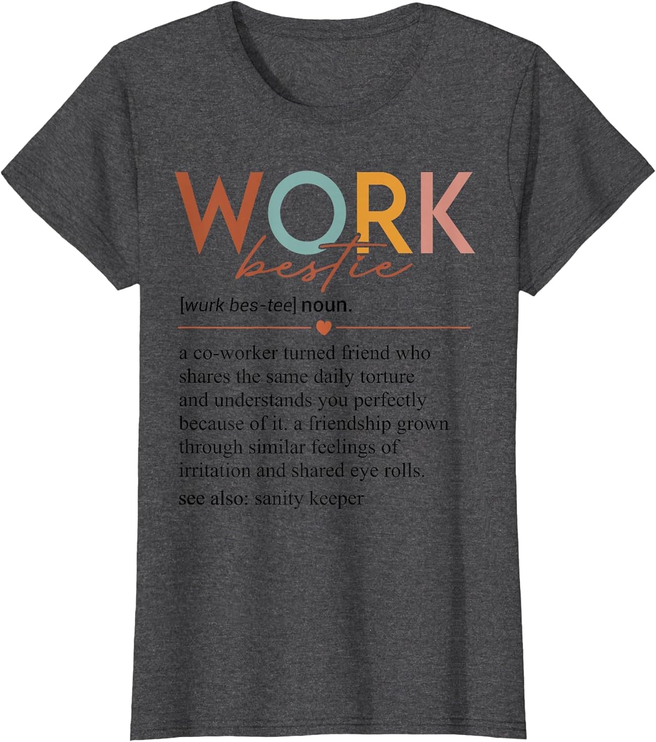 Vintage Work Bestie Definition Teachers Nurses Boss Women