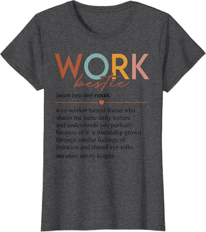 Vintage Work Bestie Definition Teachers Nurses Boss Women