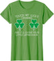 St Patricks Day Touch My Lucky Charm Fun Saint Paddys Women