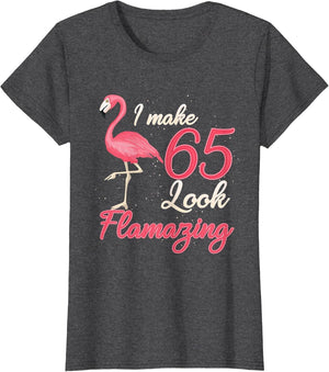 Funny Flamingo 65th Birthday for 65 Years Old Women