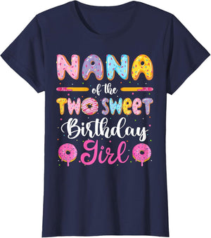 Nana of The Two Sweet Birthday Girl Donut 2Nd Birthday