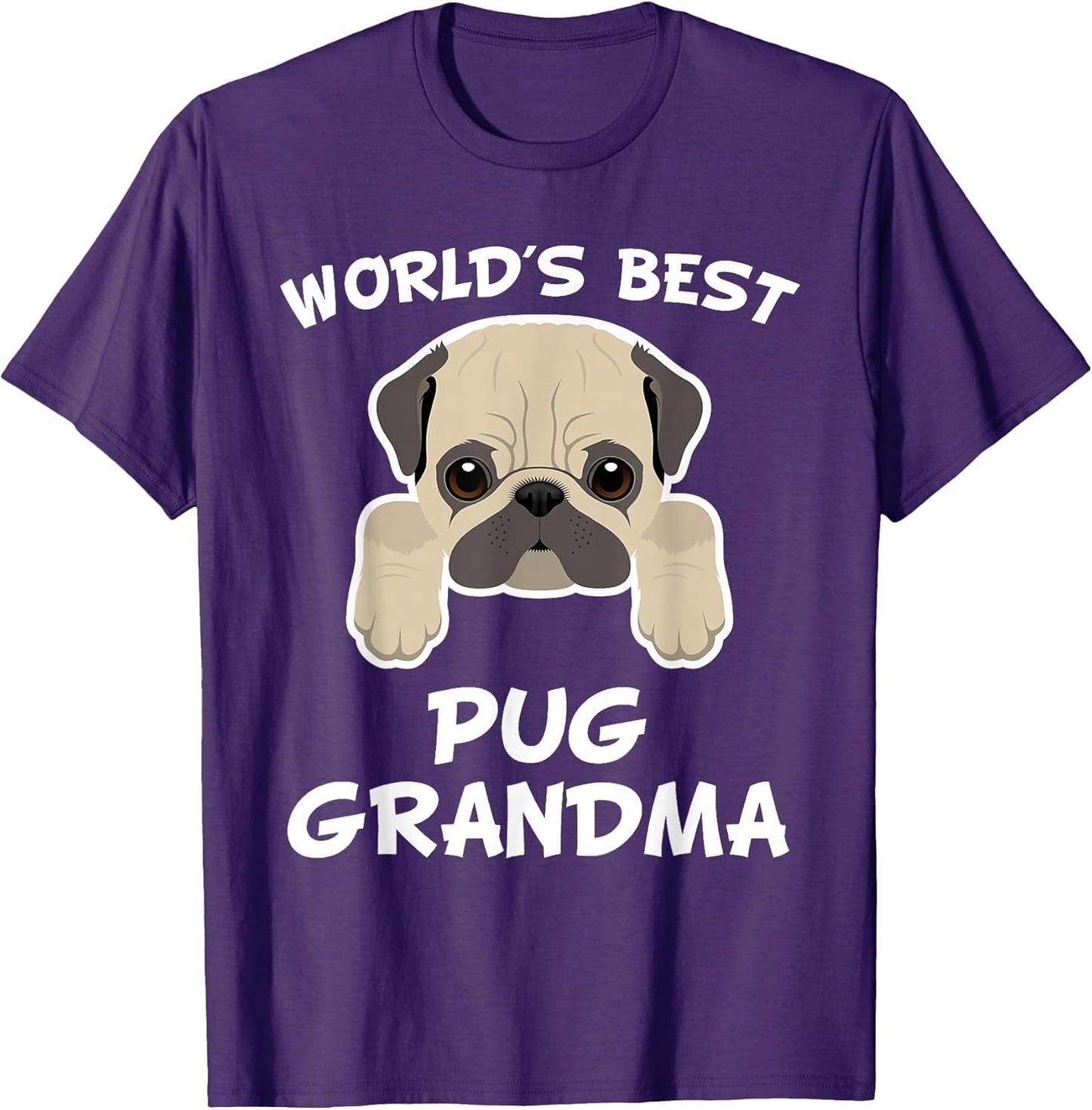 World's Best Pug Grandma Dog Granddog