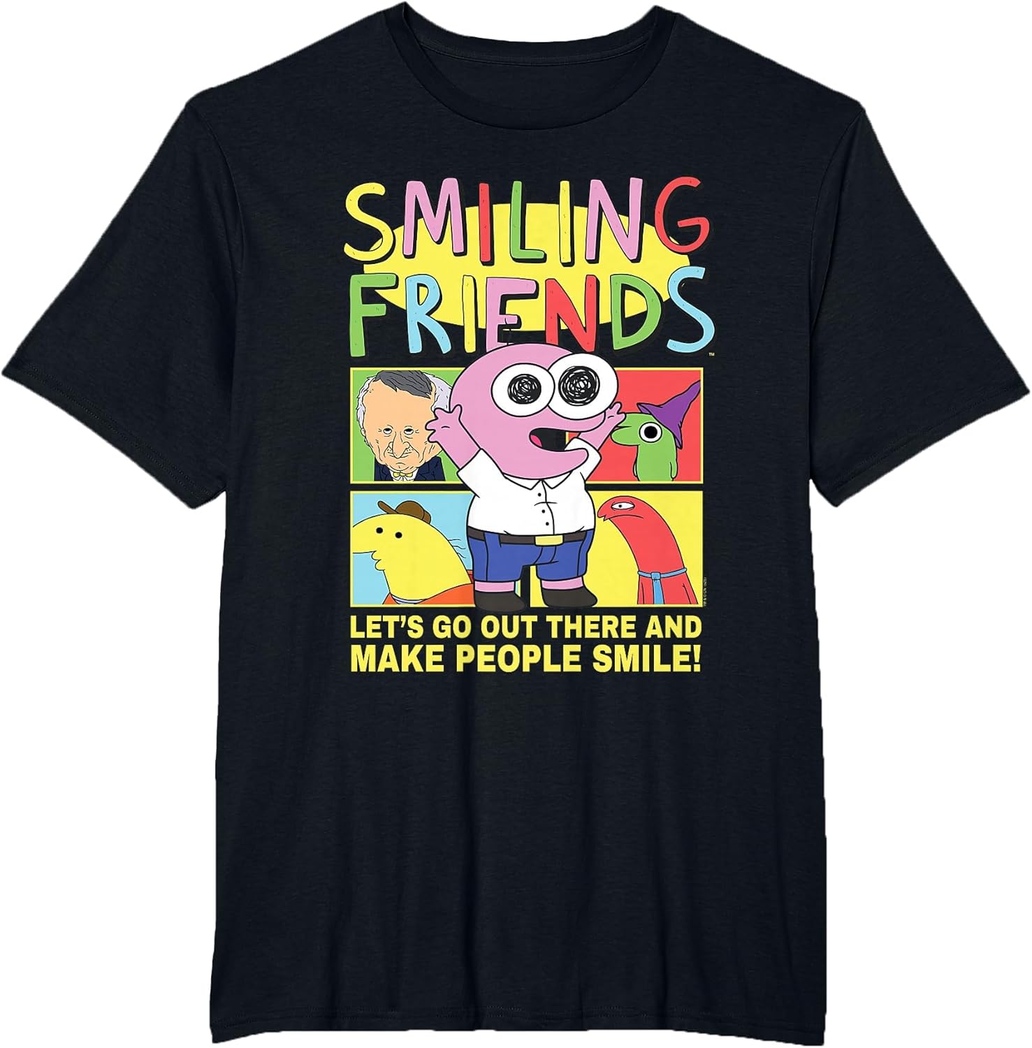 Smiling Friends Make People Smile PIM Funny Cartoon