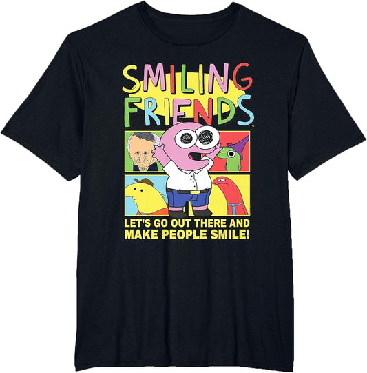 Smiling Friends Make People Smile PIM Funny Cartoon