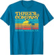 Three's Company Logo Santa Monica Retro 80's Sunset