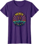 Hippie Peace Love Retro 60s Groovy Psychedelic Shirt