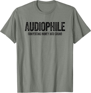 Audiophile Shirt Converting Money Into Sound Hi-Res Audio
