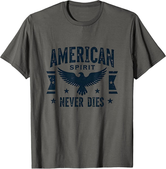 American Spirit Never Dies Patriotic Design