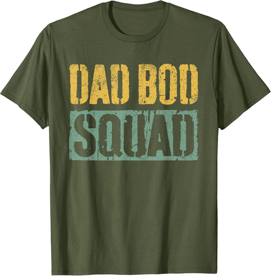 Dad BOD Squad Shirt Men Fathers Day