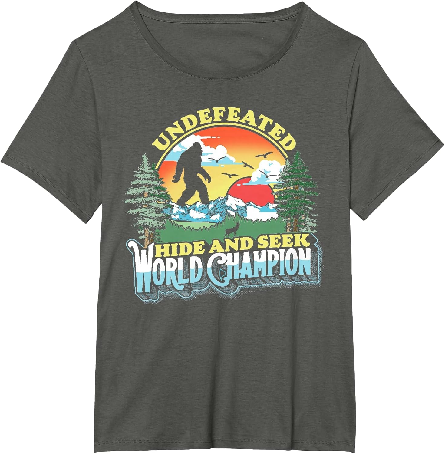 Bigfoot Undefeated Hide and Seek World Champion Vintage 80s