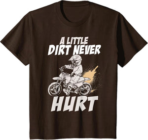 Kids Funny Youth Dirt Bike Boys Shirts Dirtbike Motocross Racing