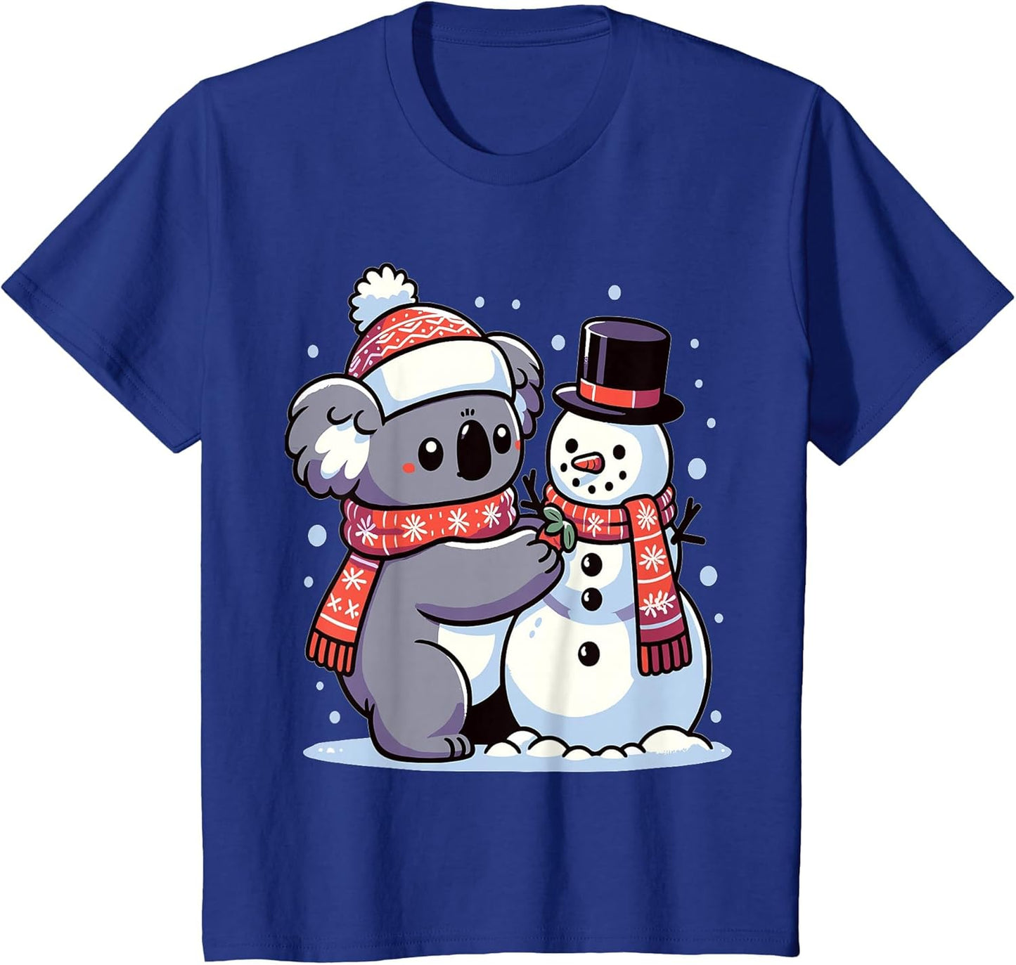 Cute Koala Bear with Snowmen for Winter Lover and Koala Bear
