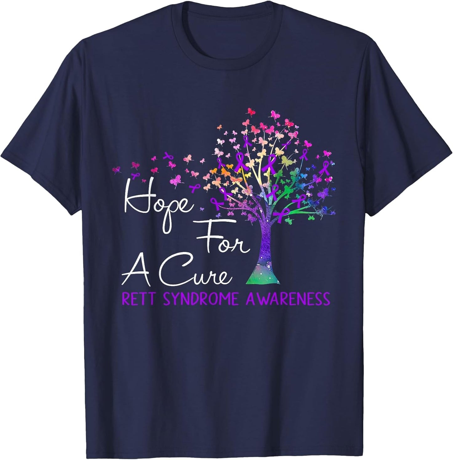 Hope for A Cure Rett Syndrome Awareness Tree Ribbon
