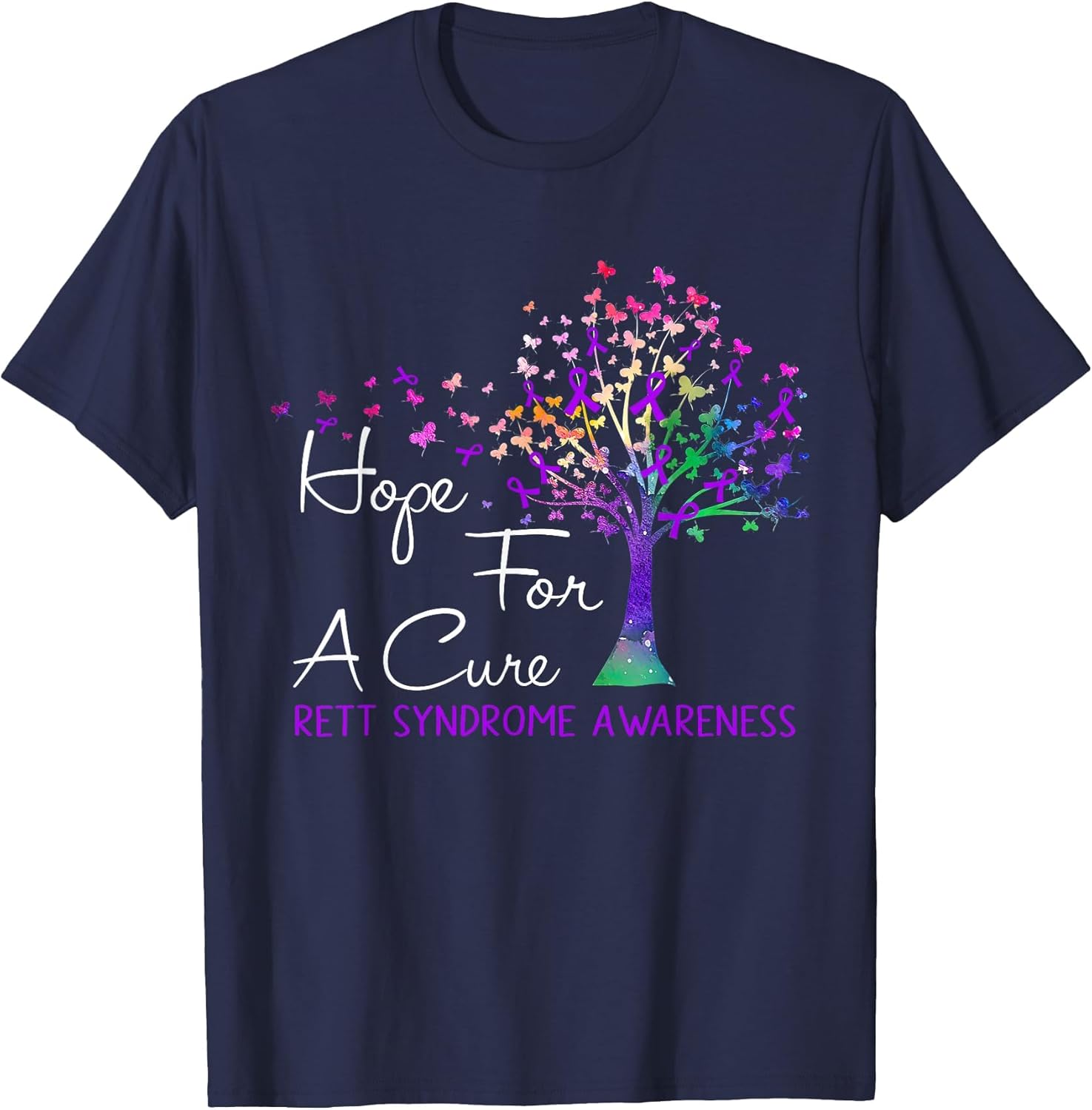 Hope for A Cure Rett Syndrome Awareness Tree Ribbon