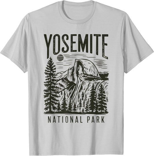Retro Yosemite Half-Dome National Park Vintage