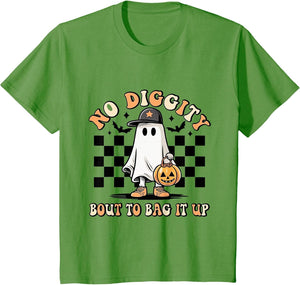 No Diggity About to Bag It Up Trick Treat Candy Halloween