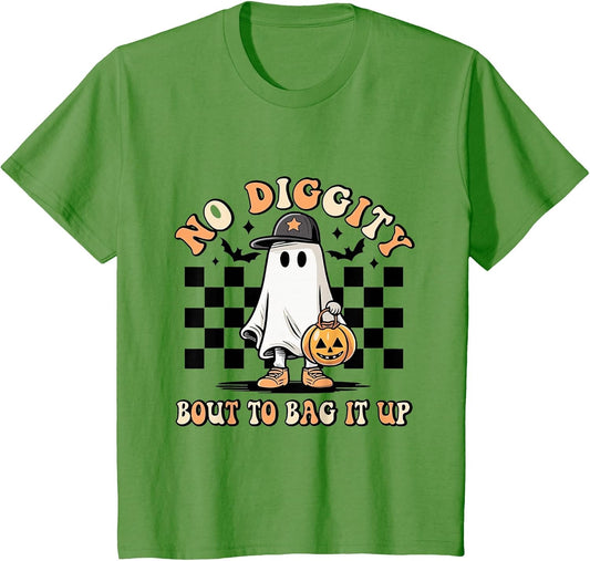 No Diggity About to Bag It Up Trick Treat Candy Halloween
