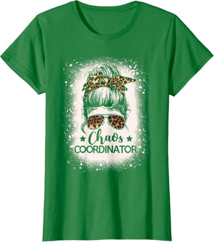 Chaos Coordinator Leopard Messy Bun Bleached Girls Women