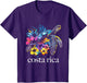 Costa Rica Sea Turtle Flowers Diving Surfer Souvenir