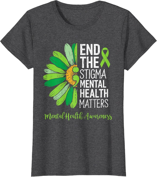 End The Stigma Mental Health Matters Awareness Brain Illness