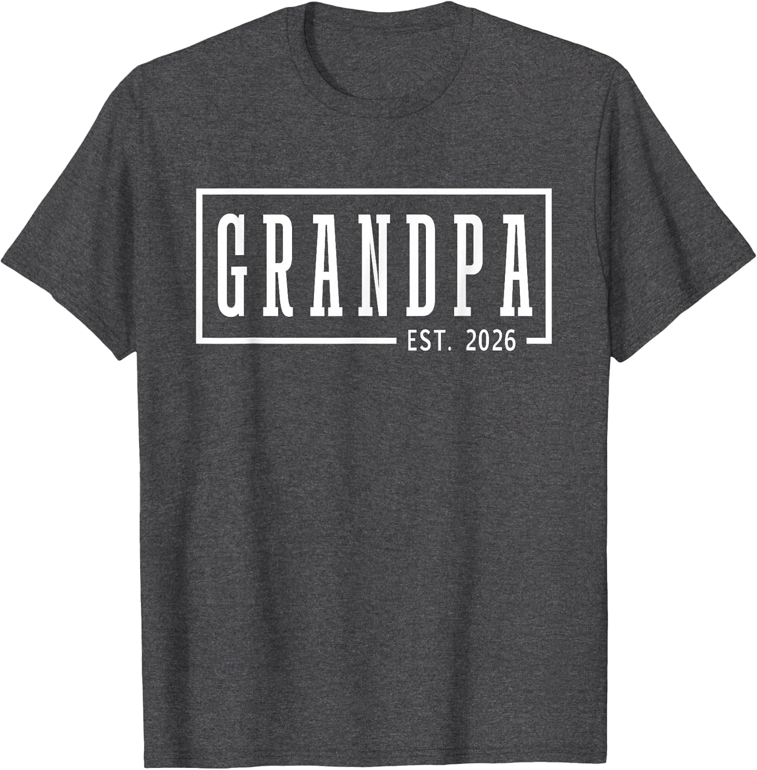 Grandpa Est 2026 Sleek Framed Design