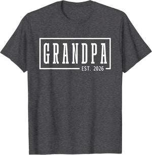 Grandpa Est 2026 Sleek Framed Design