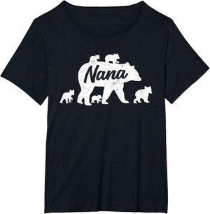 Vintage Nana Grandma Bear with 5 Cub Mother's Day