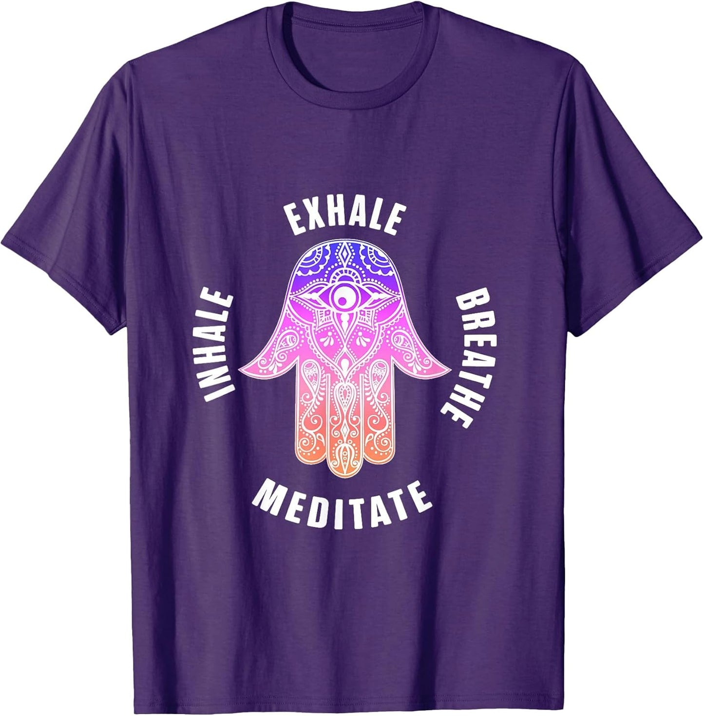 Zen Yoga Mantras Exhale Breathe Meditate Buddha Mandala Gift