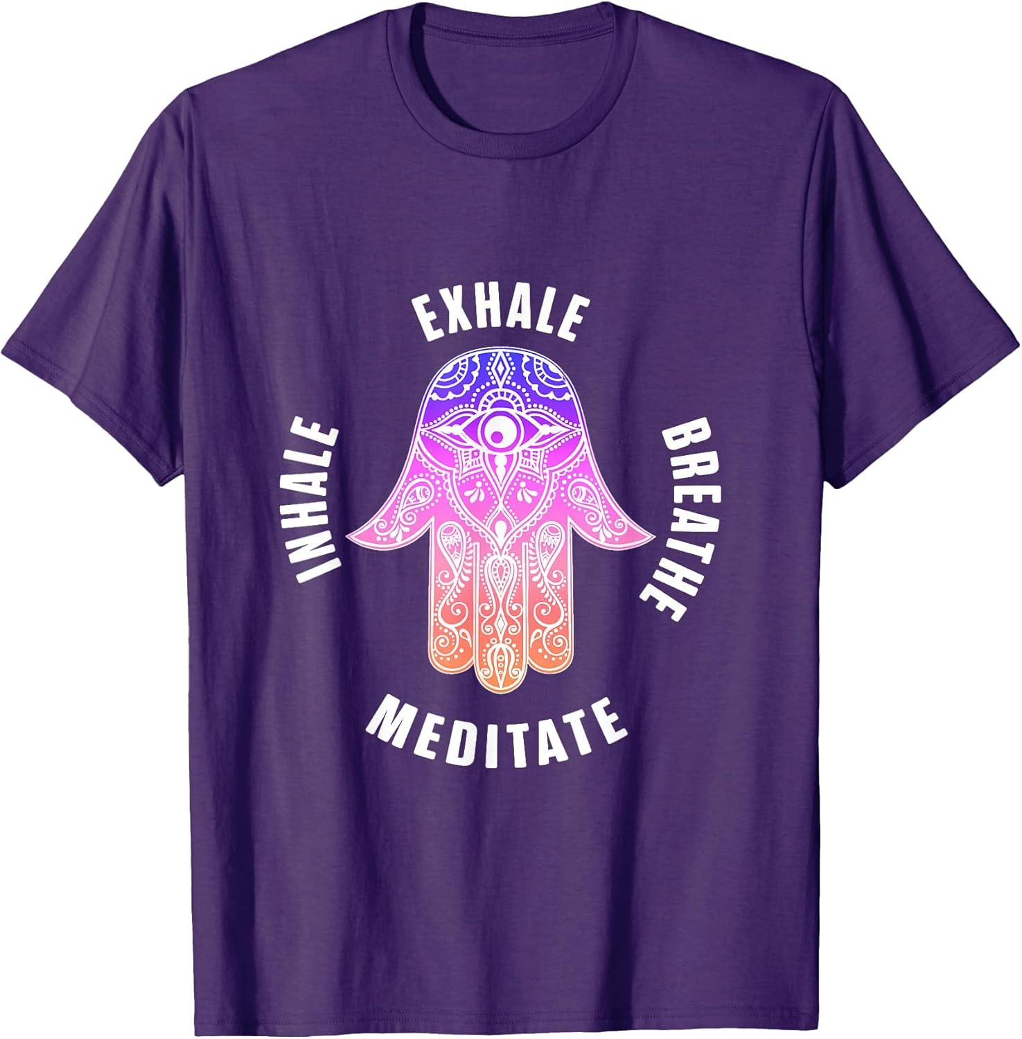 Zen Yoga Mantras Exhale Breathe Meditate Buddha Mandala Gift