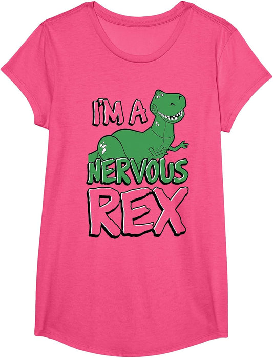 Disney Pixar Toy Story I'm A Nervous Rex Retro Portrait