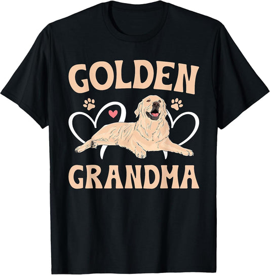 Golden Retriever Grandma Cute Golden Retriever Grandmother