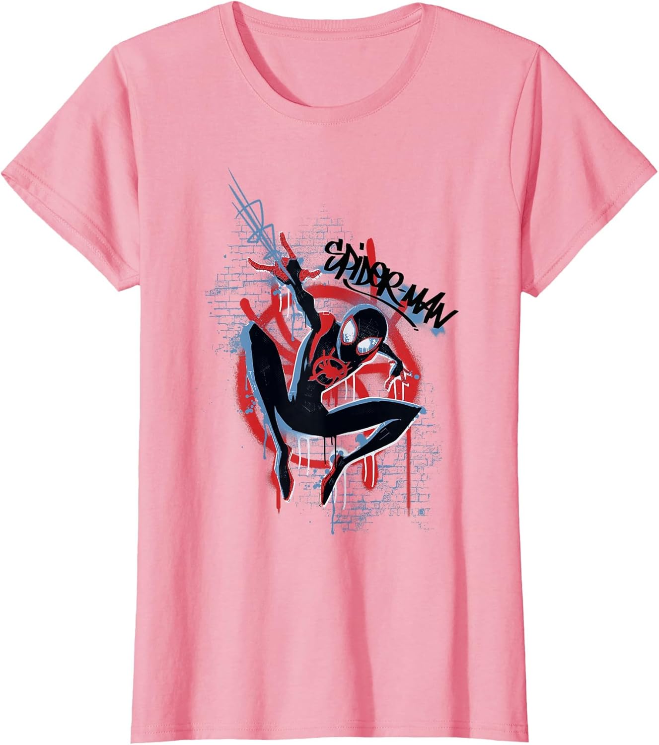 Marvel Spider-Man Spiderverse Red Brick Graffiti