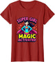 Super Girl Magic Activated Superhero Design