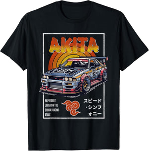 Cool Retro Vintage Japanese JDM Tokyo Japan Drift Race Car