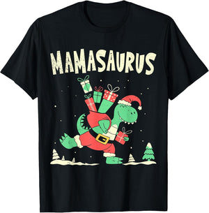 Mama Dinosaur Christmas Tree Dino Claus Funny Xmas