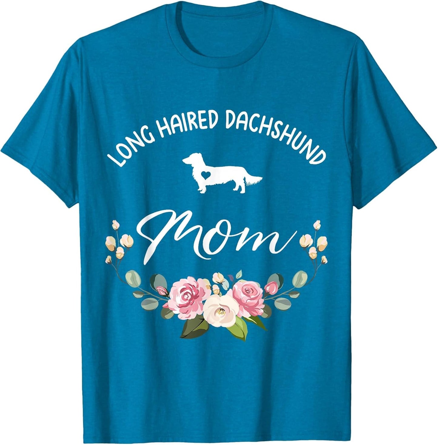 Long Haired Dachshund Dog Mom Silhouette Mother's Day