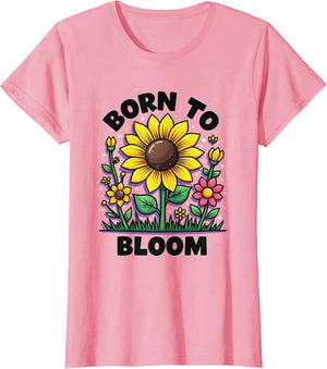 Born to Bloom Floral Graphic Design