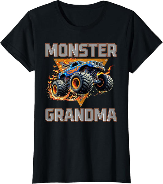 Monster Truck Grandma Family Matching Monster Truck Lovers