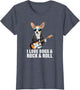 I Love Dogs & Rock & Roll Chihuahua Playing Electric Guitar
