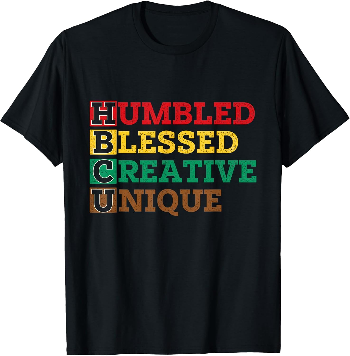 HBCU Humbled Blessed Creative Unique - African Pride