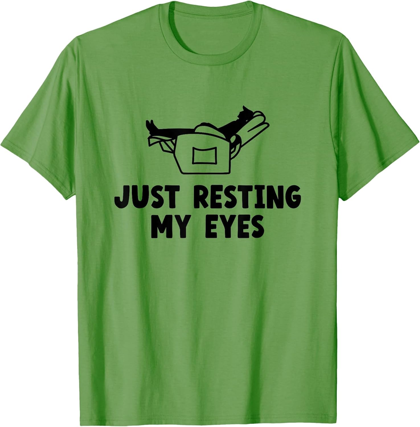 Just Resting My Eyes Lift Chair Funny Exhausted Dad Saying